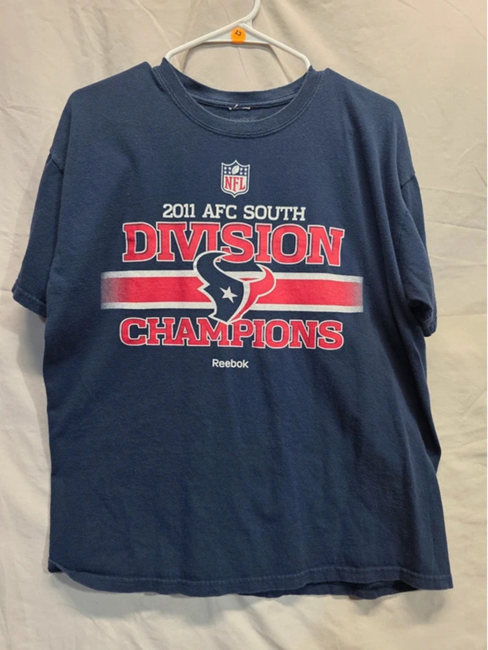 23. Houston Texans 2011 AFC south division champions reebok